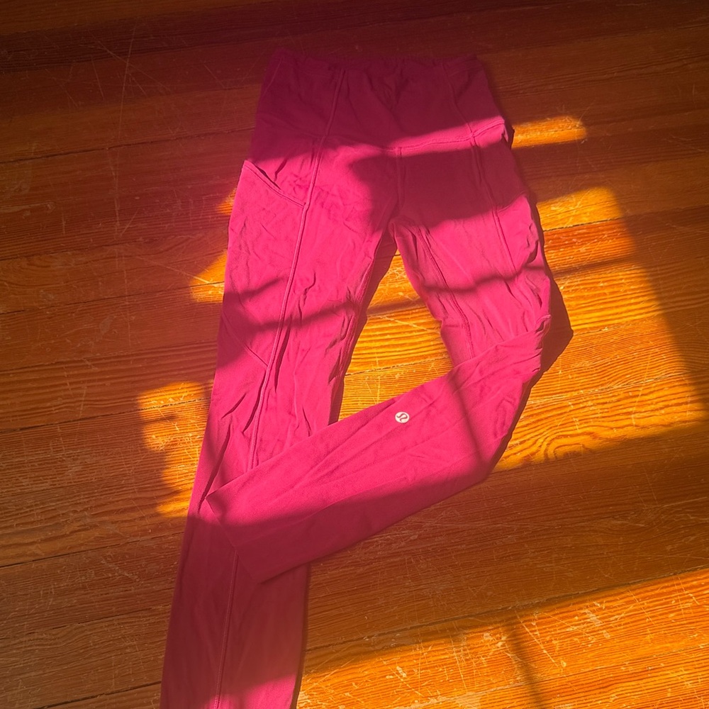 lululemon athletica Raspberry Pink Leggings